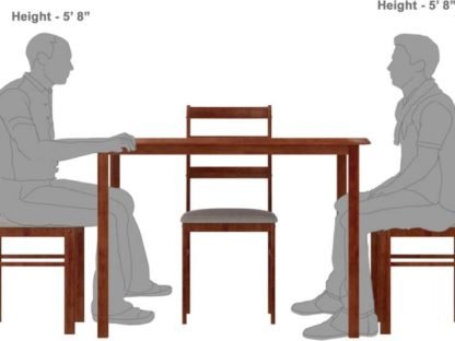 Wood 4 Seater Dining Set