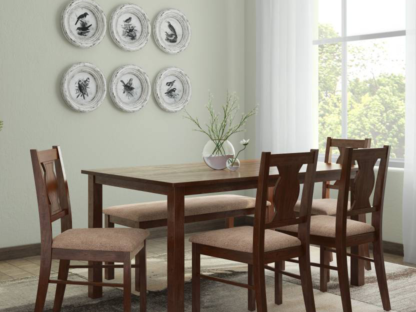 Teak Wood Dining Chair  6 Seater