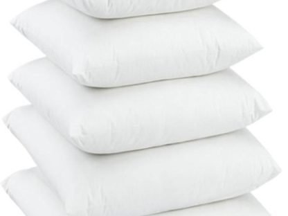 Solid Back Cushion Pack of 1(White)