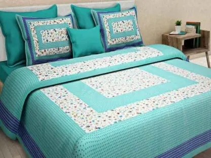 Cotton Double King Floral Bedsheet